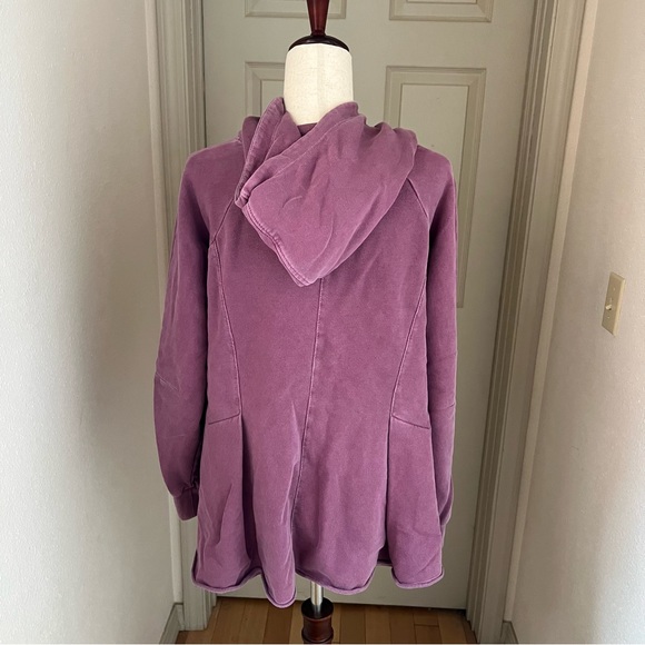 Pilcro by Anthropologie mauve purple hoodie pullover size large - Picture 5 of 10